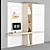 Multi-Purpose Home Office Shelf 3D model small image 2