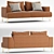 Modern Tais Sofa: Timeless Elegance 3D model small image 1