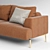 Modern Tais Sofa: Timeless Elegance 3D model small image 2