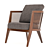 Luxury Harvey Probbers Lounge Chair 3D model small image 1