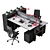 Steelcase Ology Bench - Efficient Office Workstation 3D model small image 5