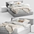 Bold and Beautiful Vittoria Bed 3D model small image 1