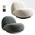 Minimalist Modern Pacha Lounge: Comfort Redefined 3D model small image 1