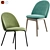 Ergonomic Shell Design Chair 3D model small image 1