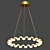 Modern LED Chandelier Lamp 3D model small image 1