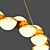Modern LED Chandelier Lamp 3D model small image 4