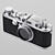 Vintage Leica III Rangefinder Camera 3D model small image 2