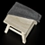 Elegant Wooden Stool 3D model small image 6