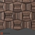 Modular Wooden 3D Cladding 3D model small image 2