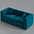 Origami Kito Sofa: Modern Elegance for Your Home 3D model small image 4