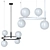 Modern Ring Chandelier: Lampatron Horus CH 3D model small image 3