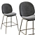 Gubi Beetle Bar Stool: Sleek and Stylish Counter Seating 3D model small image 3