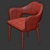 Elegant Ulivi Ines Chair: 3D Model 3D model small image 3