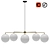 Sleek Chambers Chandelier: Modern Elegance for Your Space 3D model small image 1