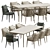 Sophisticated Erica Dining Table: A Beautiful Addition for Your Home 3D model small image 2