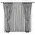 Elegant Drapery Curtain 3D model small image 2