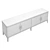 Elegant Koto Console with Crystal Accents 3D model small image 3