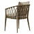 Sophisticated B&B Italy Erica Chair 3D model small image 3