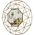Gold Wire Octagon Mirror 3D model small image 2