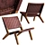 Royale Comfort Lounge Chair: DE LA ESPADA 128 3D model small image 1