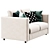 Modern Comfort: Ikea Finnala 2-Seater Sofa 3D model small image 2