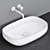 Modern Sink Set: VALLONE PEYTO I & Nero 05 3D model small image 2