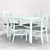 Halmar KSAWERY Table with DARIUSZ Chair Set 3D model small image 1