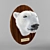 Arctic Beauty Sculpted Polar Bear 3D model small image 1