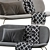 Sleek Gubi Beetle Sofa: Luxurious Comfort 3D model small image 4