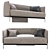 Minimalist Modern Sofa 3D model small image 1