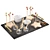 Elegant 34-Piece Aperitif Set 3D model small image 1