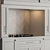 Elegant White Kitchen Set 3D model small image 2