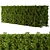 Cube Bush Broadleaf Wall 3D model small image 1