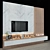 Modern TV Shelf 0176 3D model small image 2