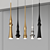 Elegant Slend Pendant Lamp by Bover 3D model small image 3