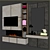 Modern Bedroom TV Stand - Stylish and Functional 3D model small image 2