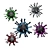 3D Virus Cell Model - 4 Colors 3D model small image 1