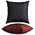 Faux Leather Decorative Pillows 3D model small image 4