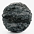 Black Rock VRAY PBR Material 3D model small image 1