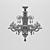 Elegant Rabat Chandelier by Barovier & Toso 3D model small image 2