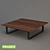 Outdoor-Ready Meranti Table by Pradex 3D model small image 1