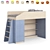 Legenda K11 + LP11: Modular Children's Bed 3D model small image 6