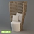 Outdoor Bliss: Hermes Pradex Armchair 3D model small image 1