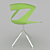 Sleek Ergo Office Chair 3D model small image 2