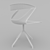 Sleek Ergo Office Chair 3D model small image 3