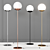 Emory Metal Floor Lamp - 5 Colors, Ø30cm, 1600cm 3D model small image 2