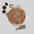 Delicious Pairing: Pizza & Wine 3D model small image 4