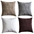 Velvet Pillow Collection: Luxurious and Stylish 3D model small image 2