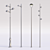 Modern Style Street Lights (4-Pack) 3D model small image 1