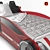 Formula Teen Car Bed with Underbed Storage 3D model small image 3